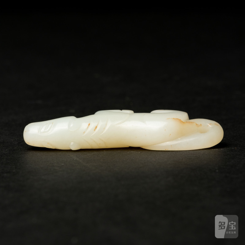    明 白玉瑞獸掛件 - 图5